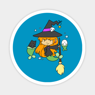 Mermaid Witch Magnet